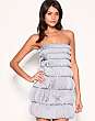 Rare 3D Petal Front Bandeau Dress