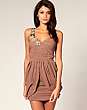 Rare Embellished One Strap Tulip Dress