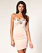 Rare Rosette Front Bandeau Dress
