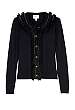 Rialto Tulle Trim Cardigan by Milly