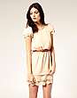 River Island Cap Sleeve Lace Embroidered Shift Dress