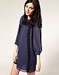 River Island Peter Pan Collar Smock Dress