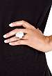 Rough Crystal Cocktail Ring by Low Luv by Erin Wasson
