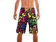 Santa Cruz - Spectro Board Shorts Black/Pink