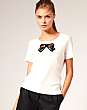 Sara Berman Bow Cashmere T-Shirt