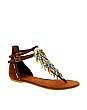 Shellys Parfait Beaded Front Flat Sandals