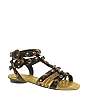Shellys Twinkle Studded Flat Sandals
