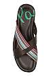 Swami Brown Striped Sandal by Paul Smith