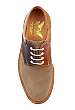 Tan Suede Contrast Saddle Brick Soled Shoes by Mark McNairy