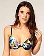 Ted Baker Kruse Padded Bikini Top With Shattered Crystal Print