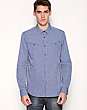 Ted Baker Tapered Micro Check Shirt
