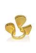 Turquoise Triple Stone Signature Ring by Aamaya by Priyanka