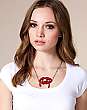 Vampire Lips Necklace
