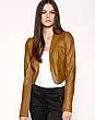 Vero Moda Very Crop Leather Bolero
