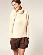 Vila Textured Knit Roll Neck Sweater