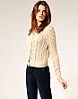 Warehouse Wool Mix Arran Knit Cardigan
