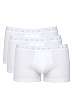 White 3 Pack Classic Trunks by Hugo Boss Black