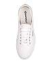 White Classic Lace Up Plimsoll by Superga