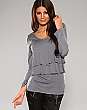 Woman 3/4 Sleeve Frill