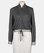 YVES SAINT LAURENT RIVE GAUCHE - Sweatshirt med dragkedja